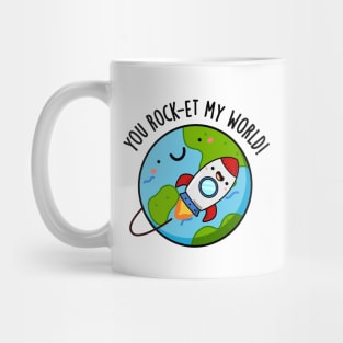 You Rock-et My World Cute Rocket Pun Mug
